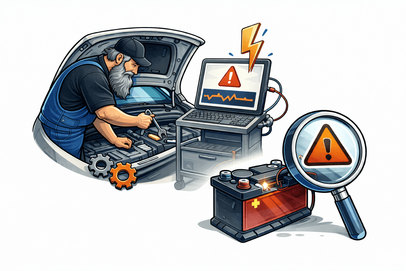 Fejlfinding og mekanisk arbejde